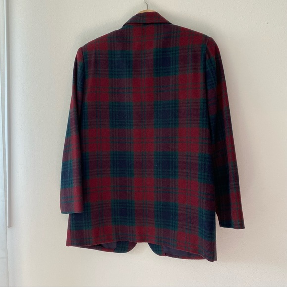 Vintage Plaid Blazer - Picture 2 of 5
